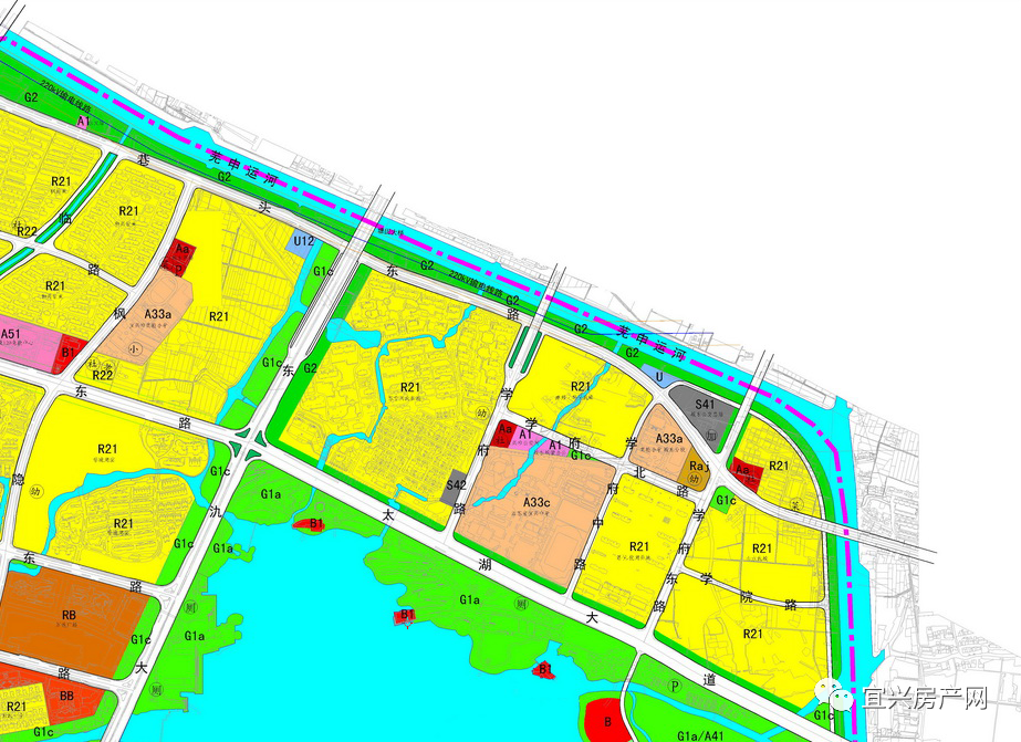 宜兴市新庄未来城市蓝图规划图揭晓