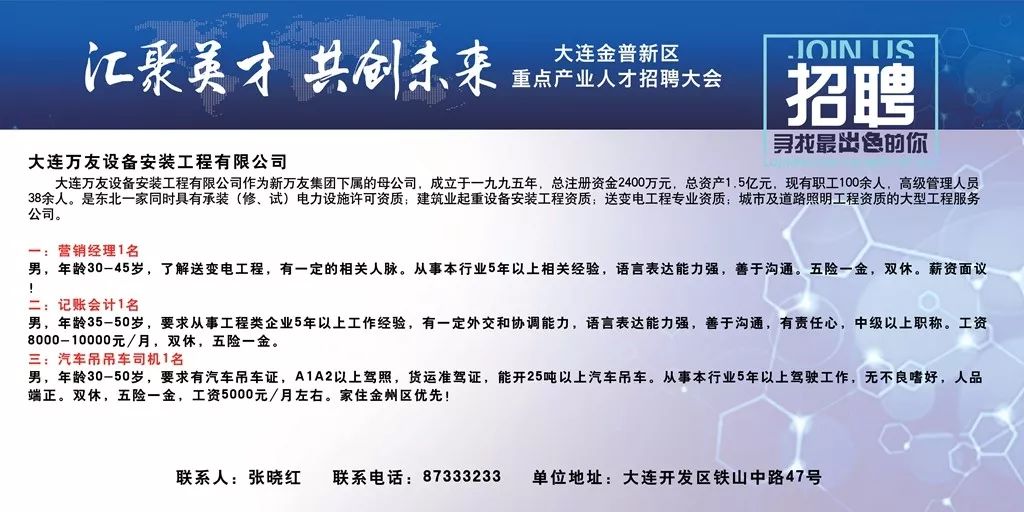 大连金州招聘网最新招聘动态深度解析与解读